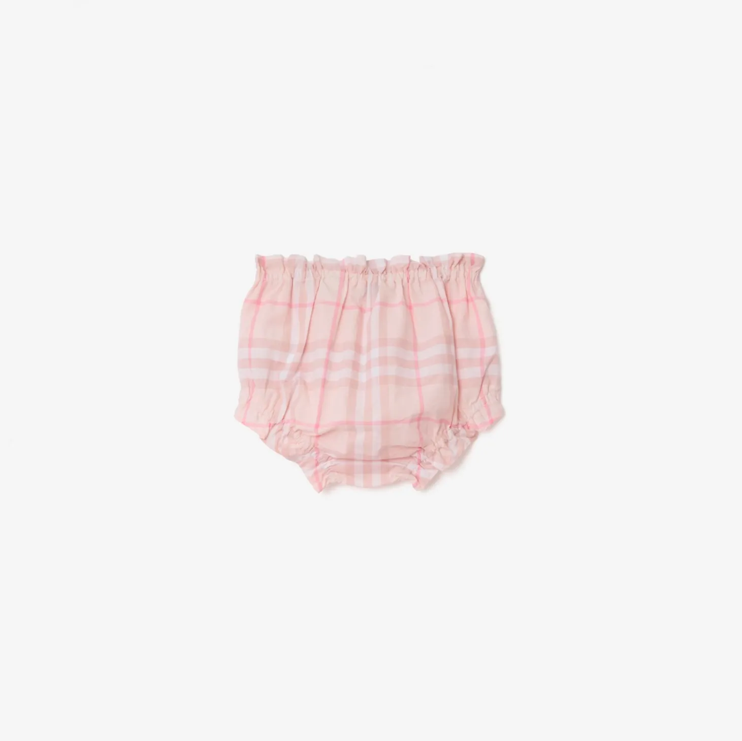 Check Cotton Dress with Bloomers