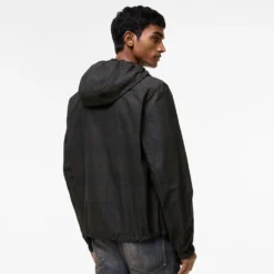 Check Cotton Newport Hooded Jacket