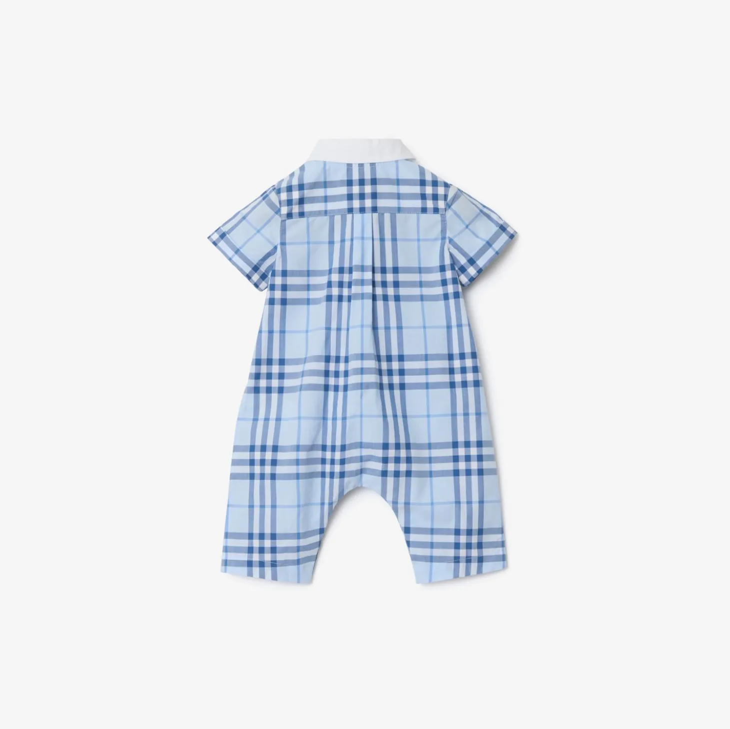 Check Cotton Playsuit