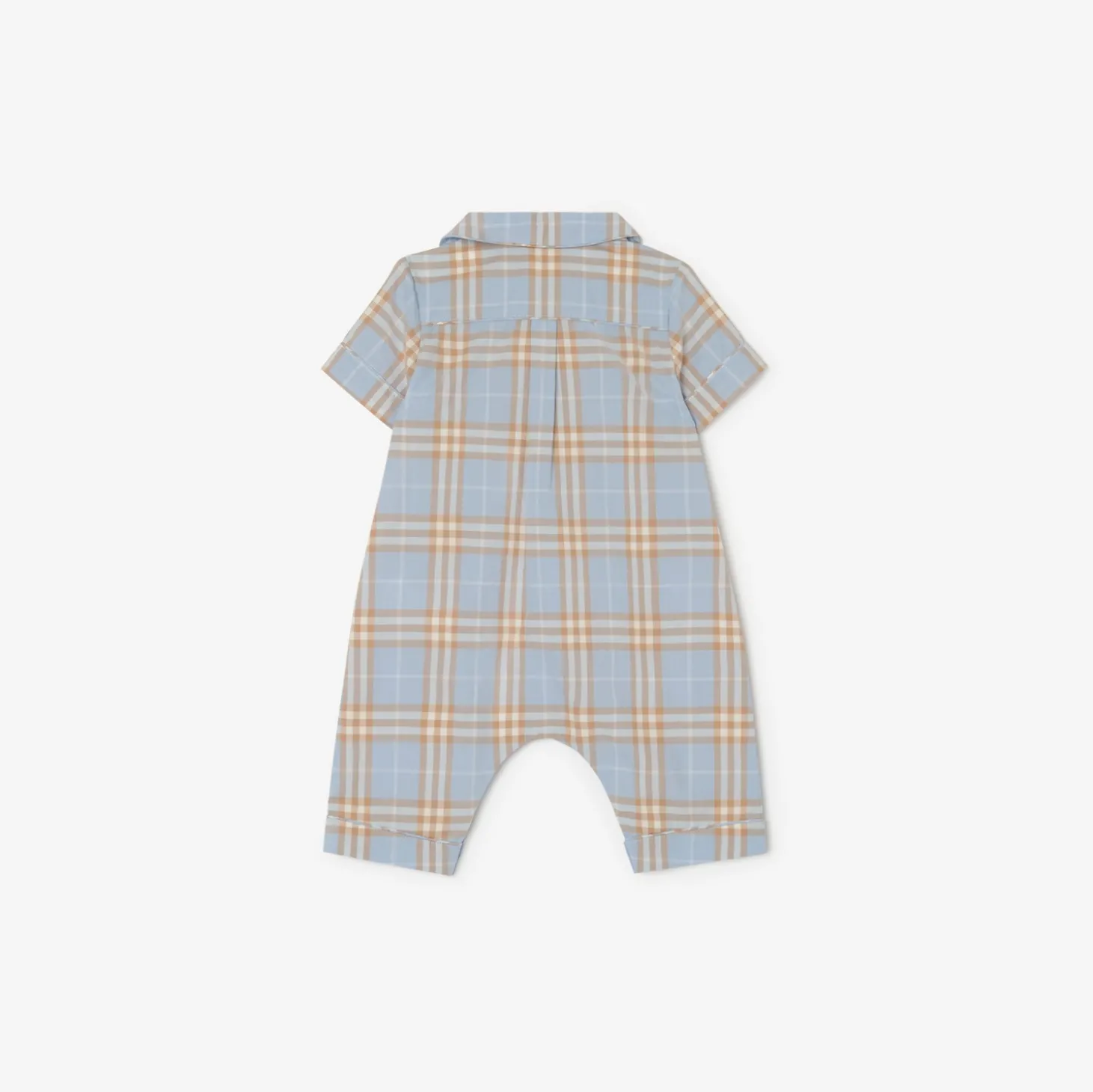Check Cotton Playsuit