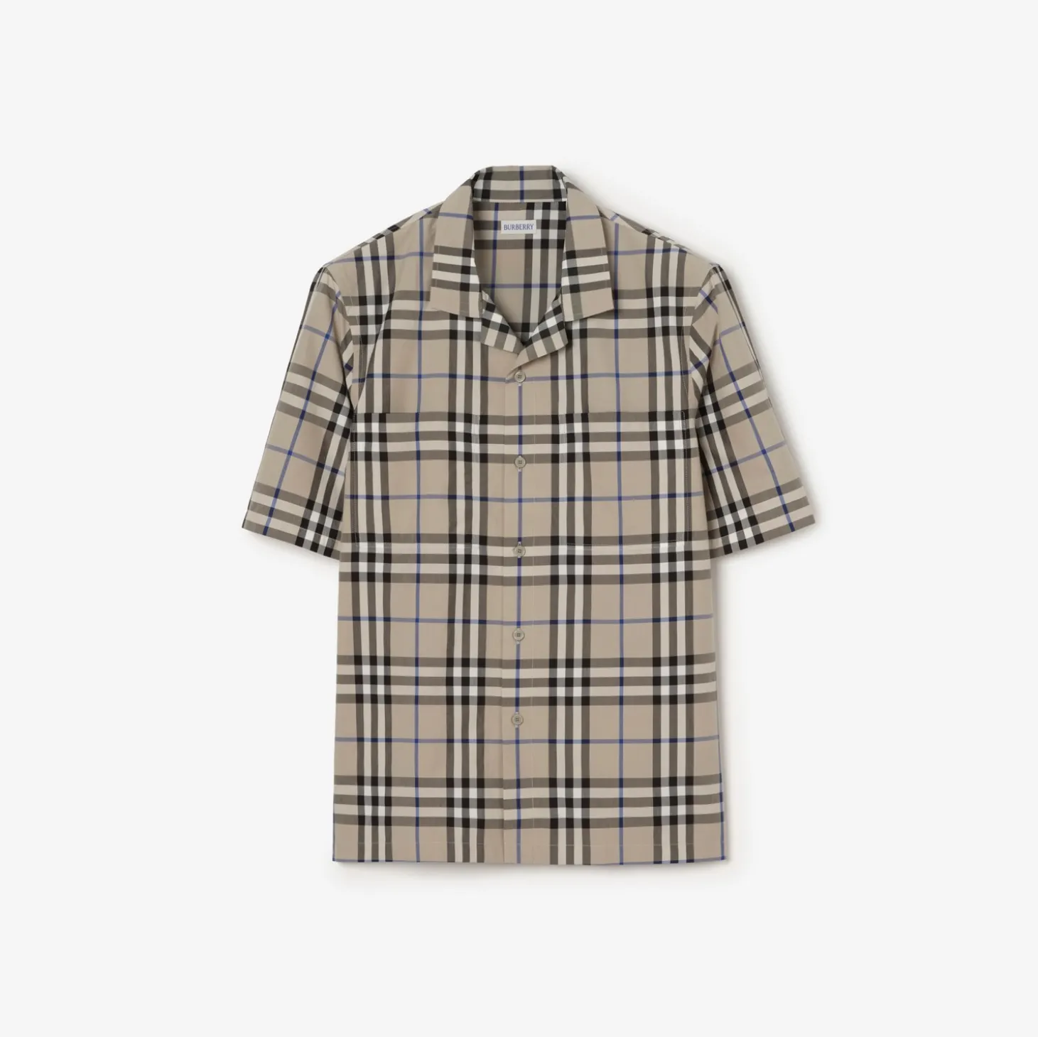 Check Cotton Poplin Shirt