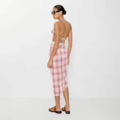 Check Cotton Sarong