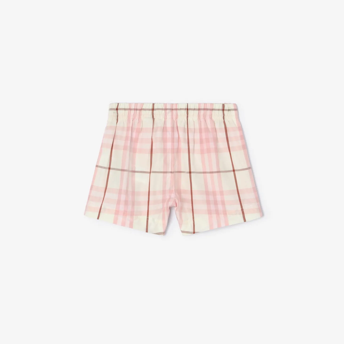Check Cotton Shorts