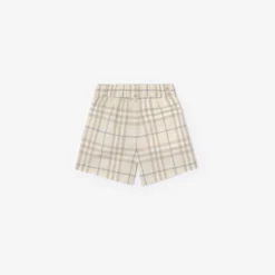Check Cotton Shorts