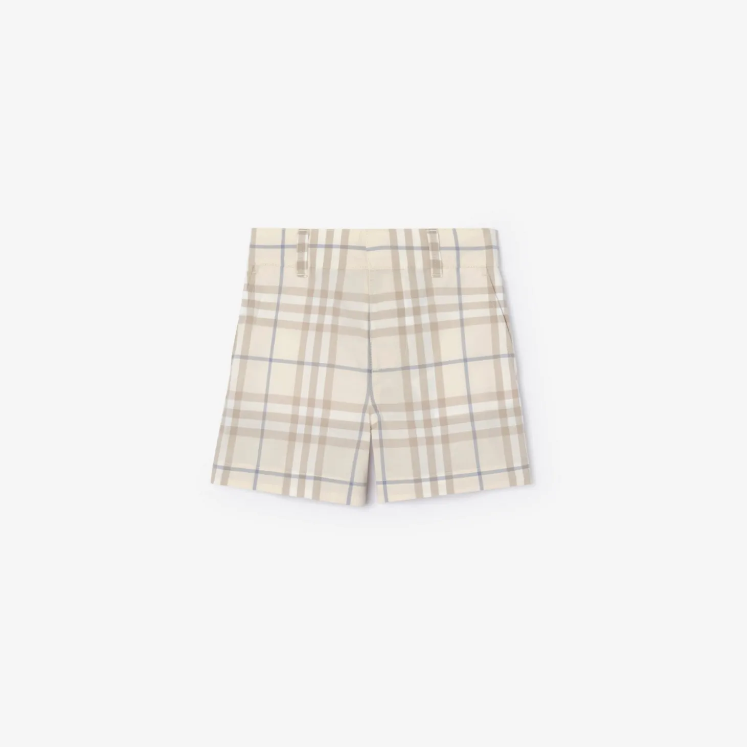 Check Cotton Shorts