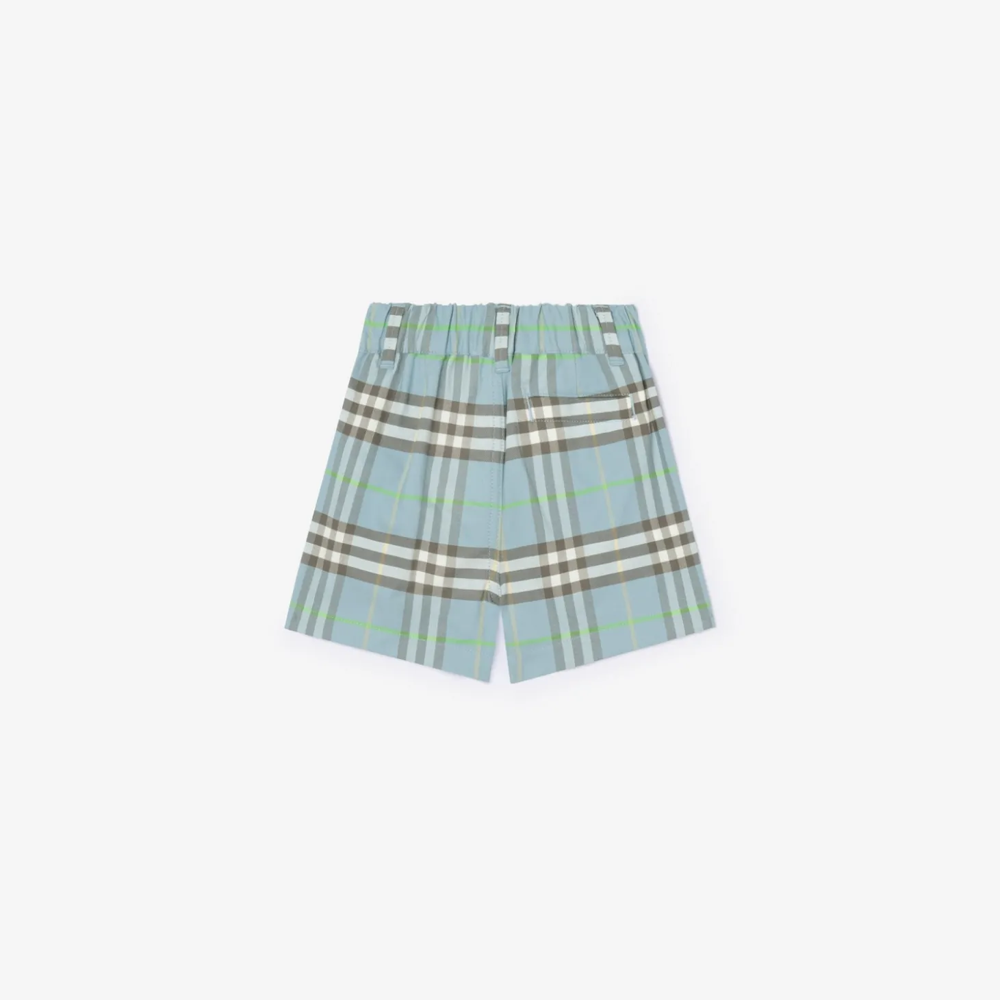 Check Cotton Shorts