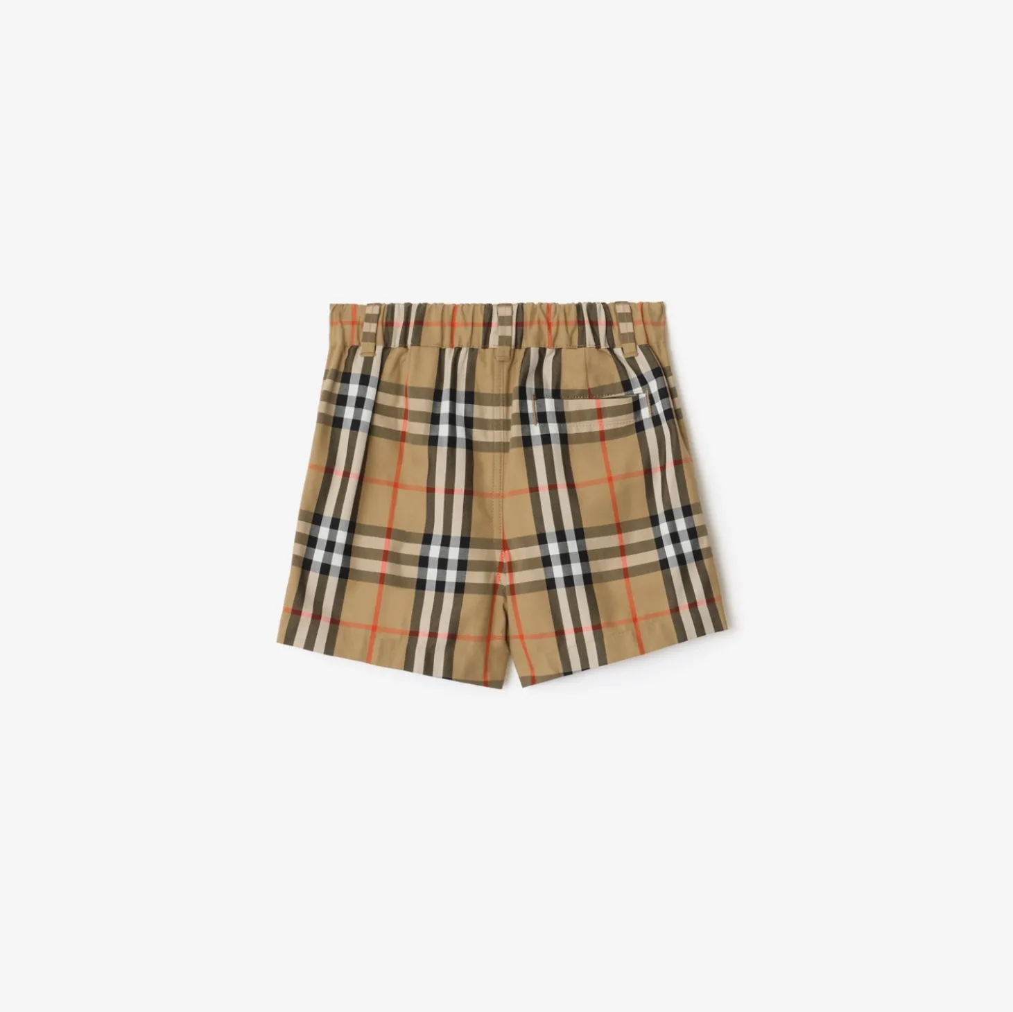 Check Cotton Shorts