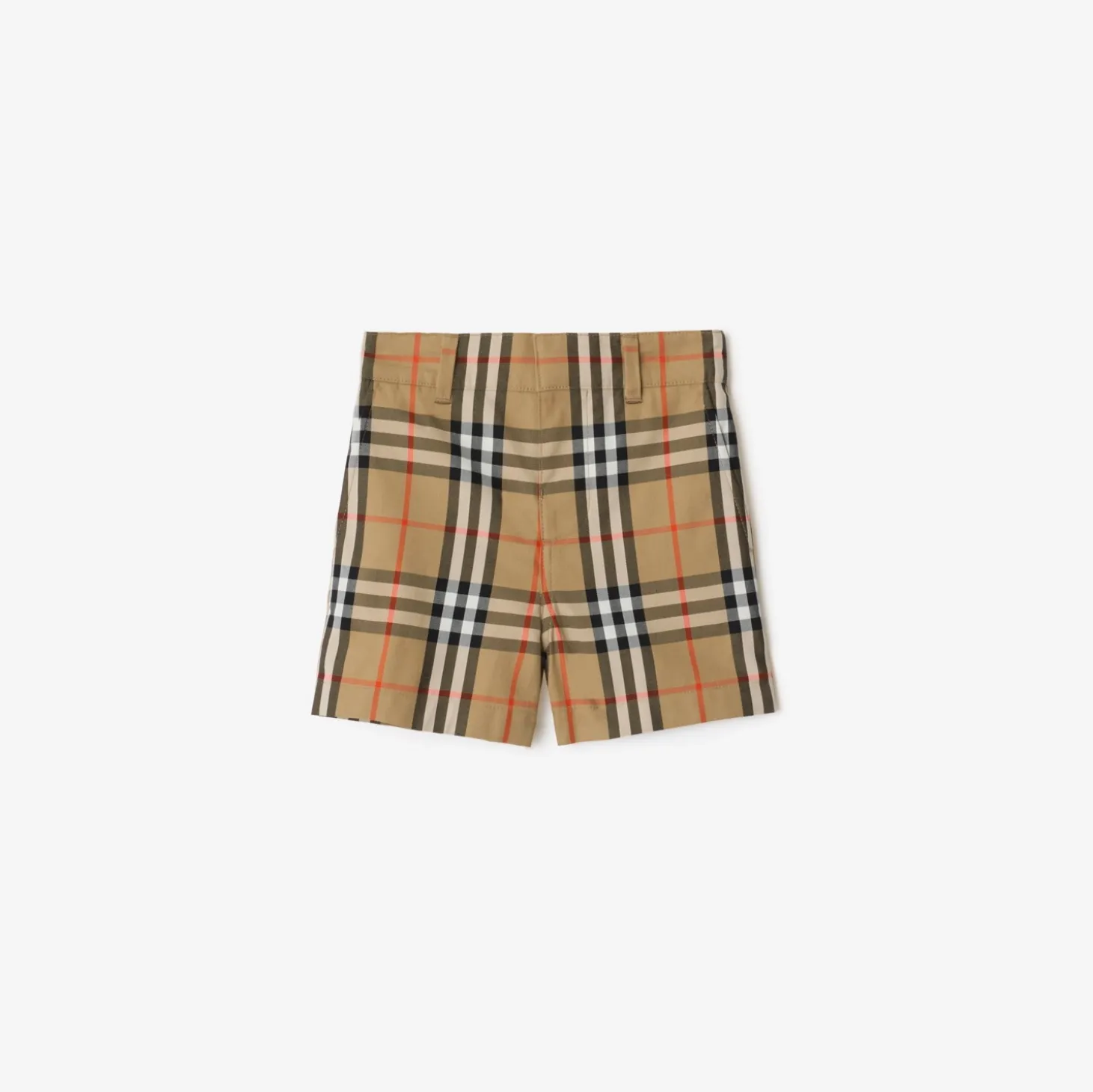 Check Cotton Shorts