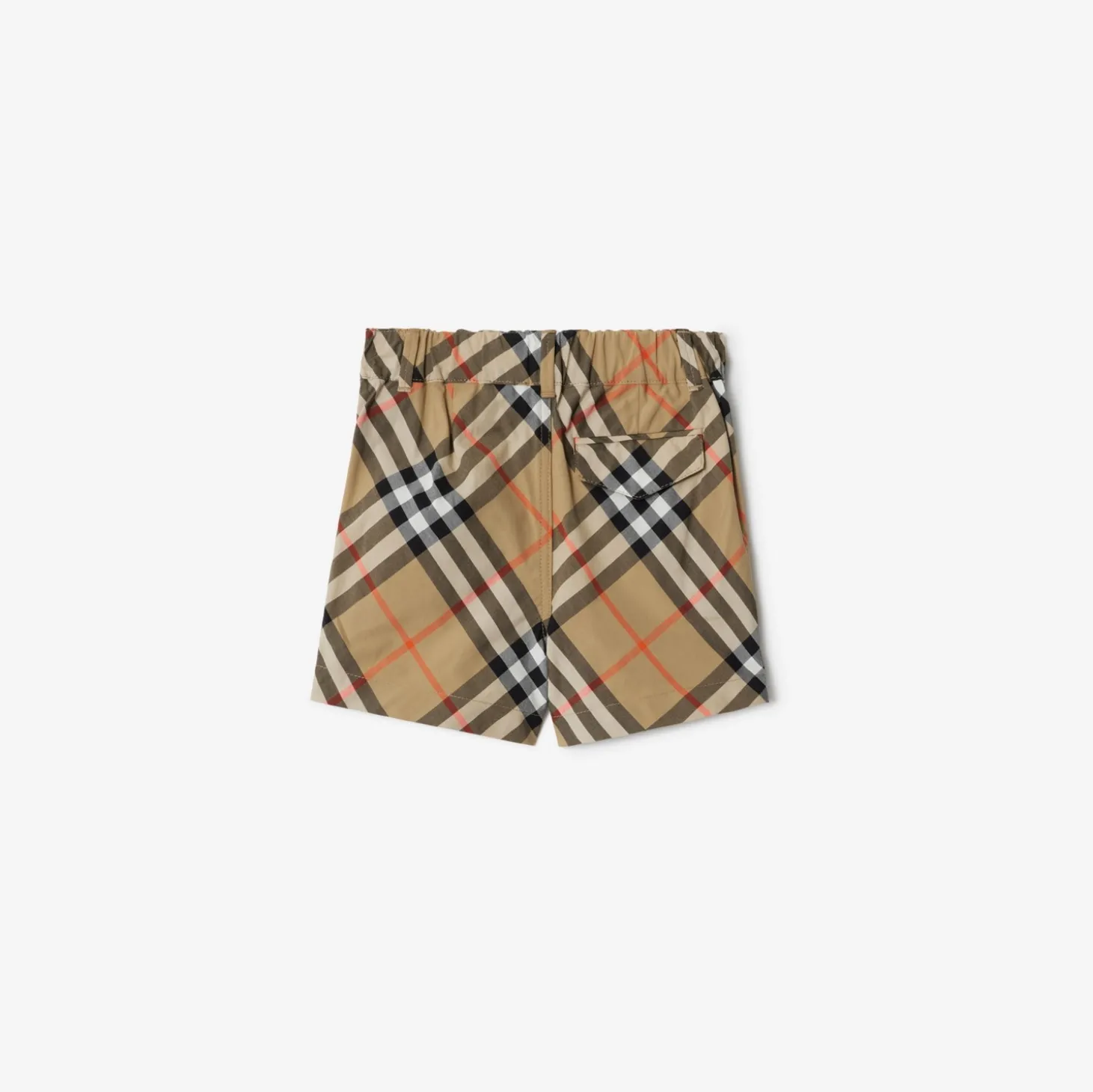 Check Cotton Shorts