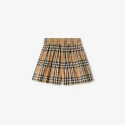 Check Cotton Shorts