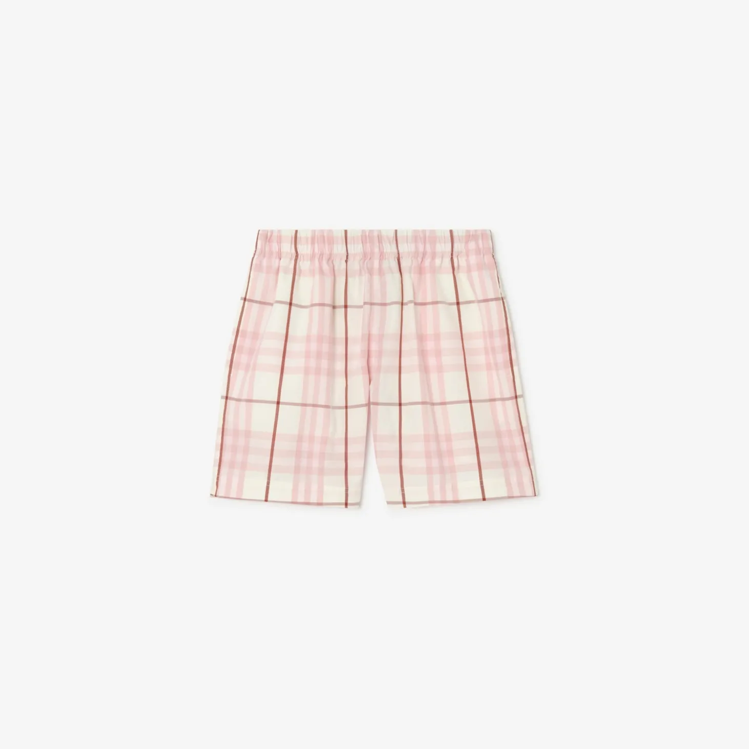 Check Cotton Shorts