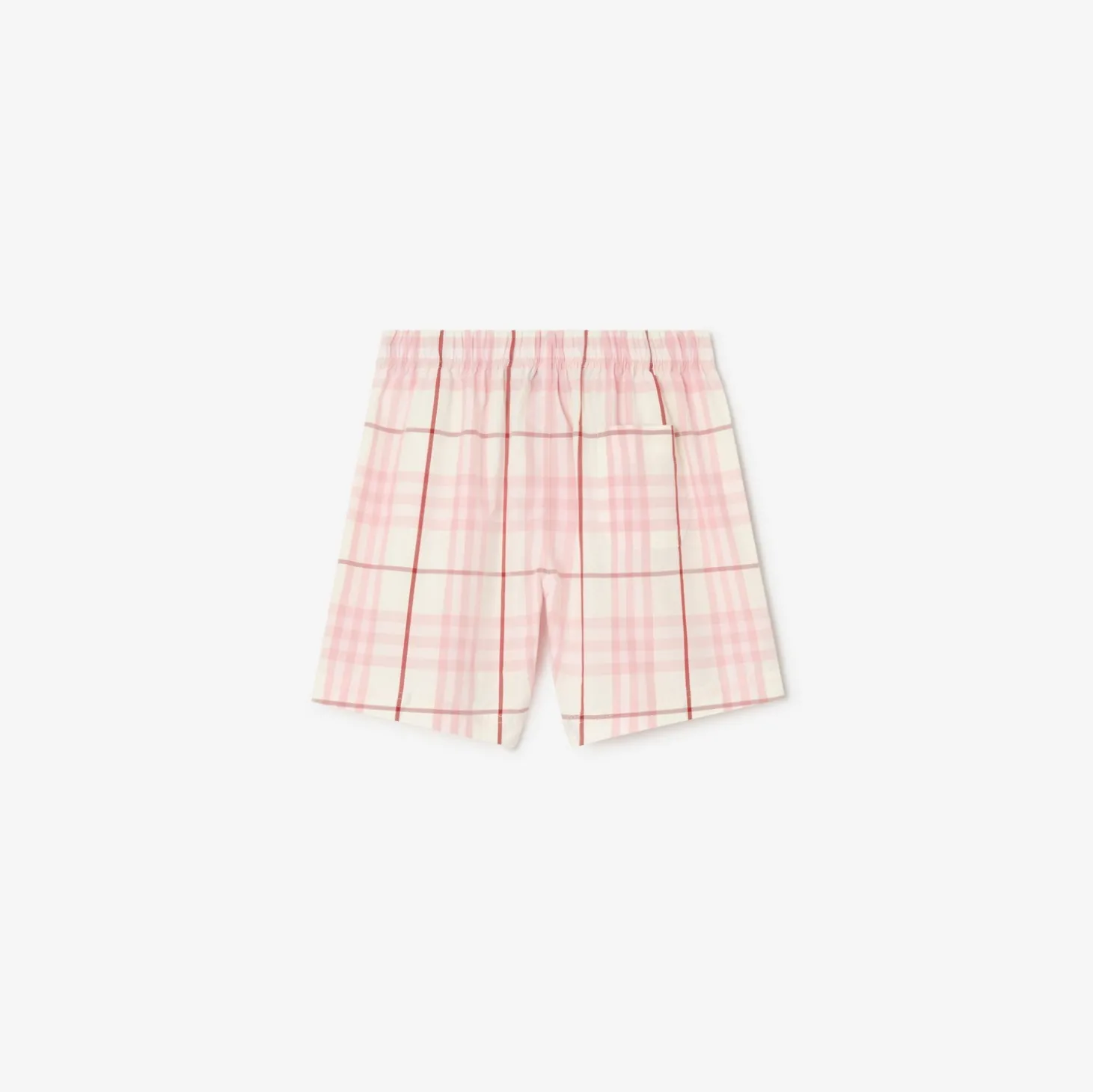 Check Cotton Shorts