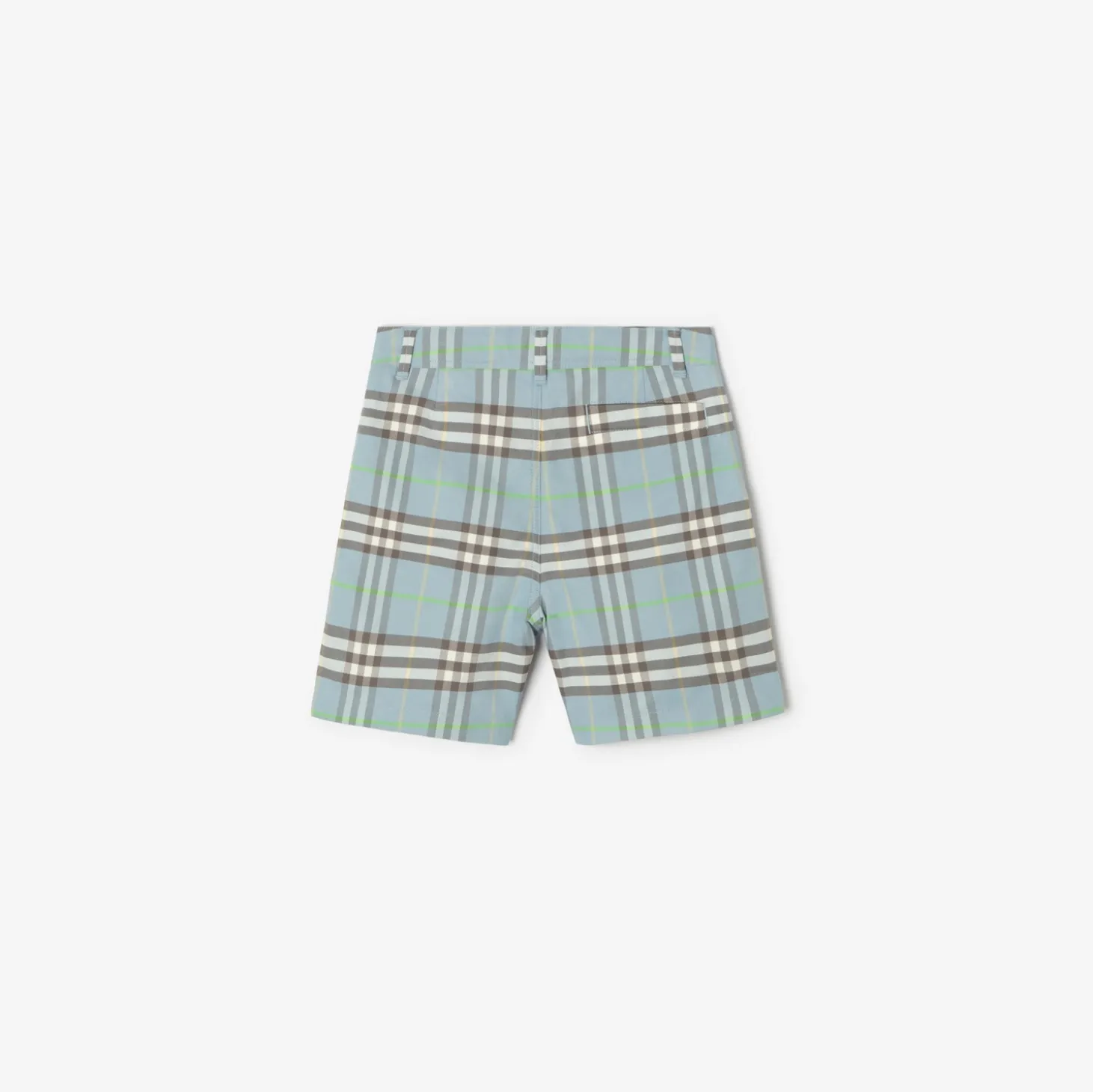 Check Cotton Shorts
