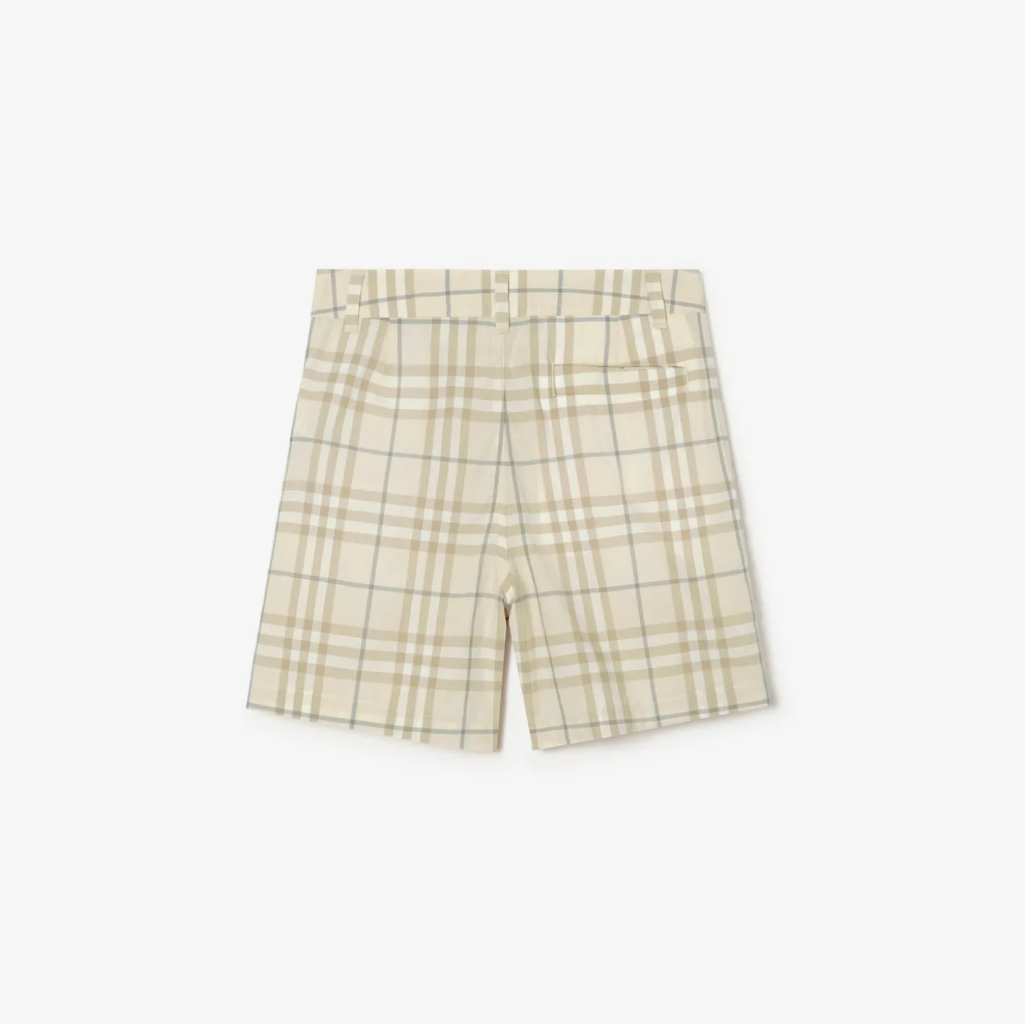 Check Cotton Shorts