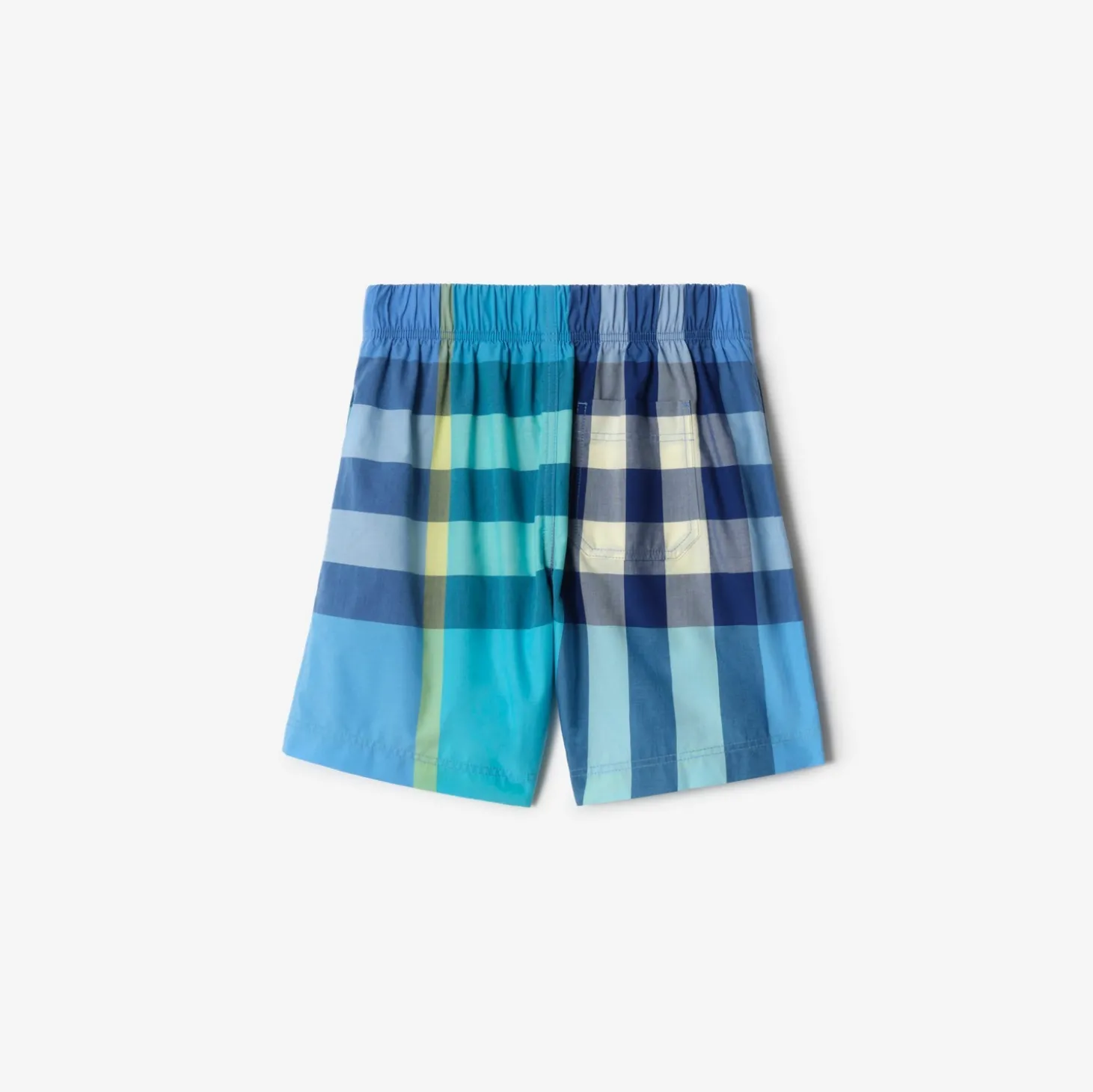 Check Cotton Shorts