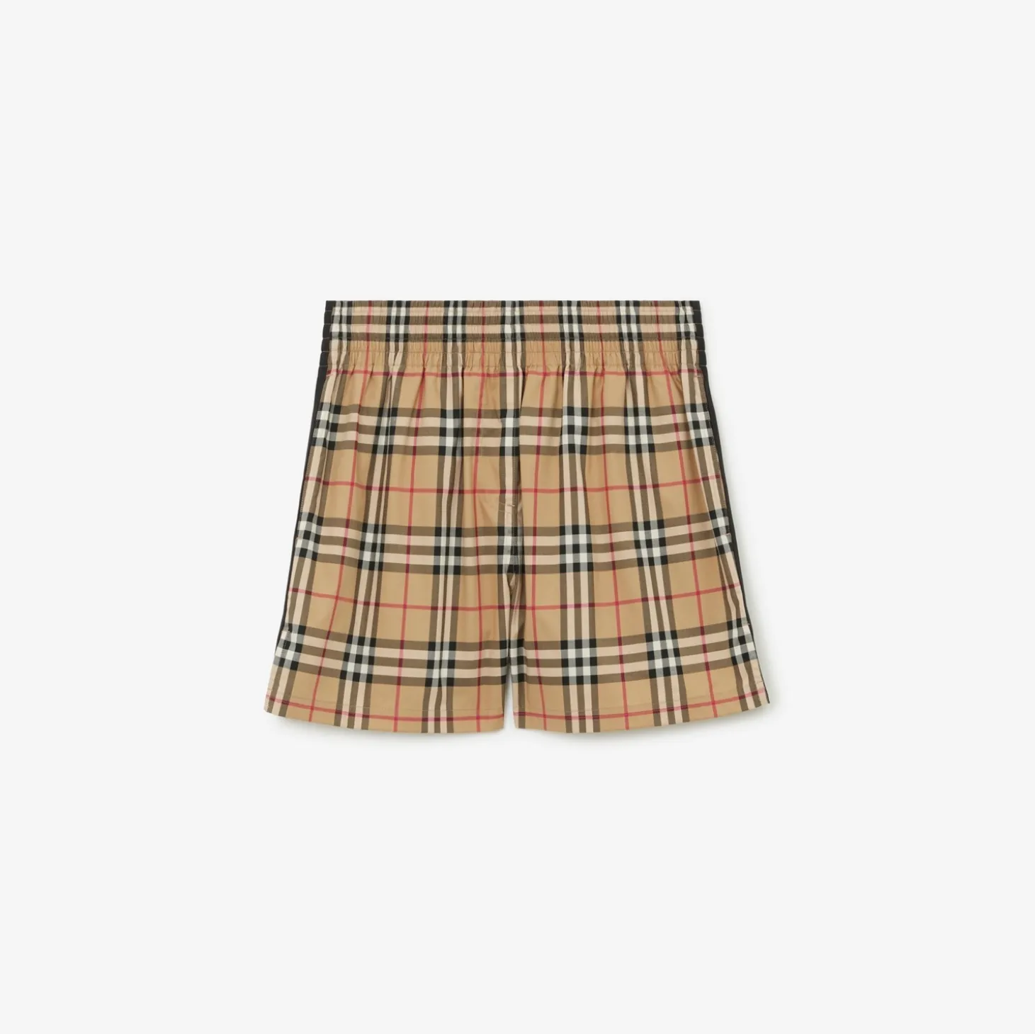 Check Cotton Shorts