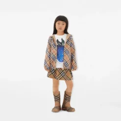 Check Cotton Skirt