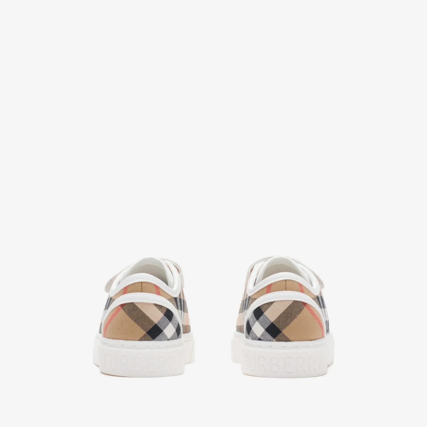 Check Cotton Sneakers