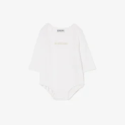 Check Cotton Three-piece Baby Gift Set