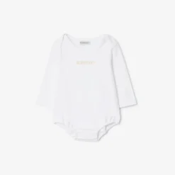Check Cotton Three-piece Baby Gift Set