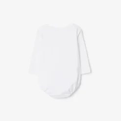 Check Cotton Three-piece Baby Gift Set