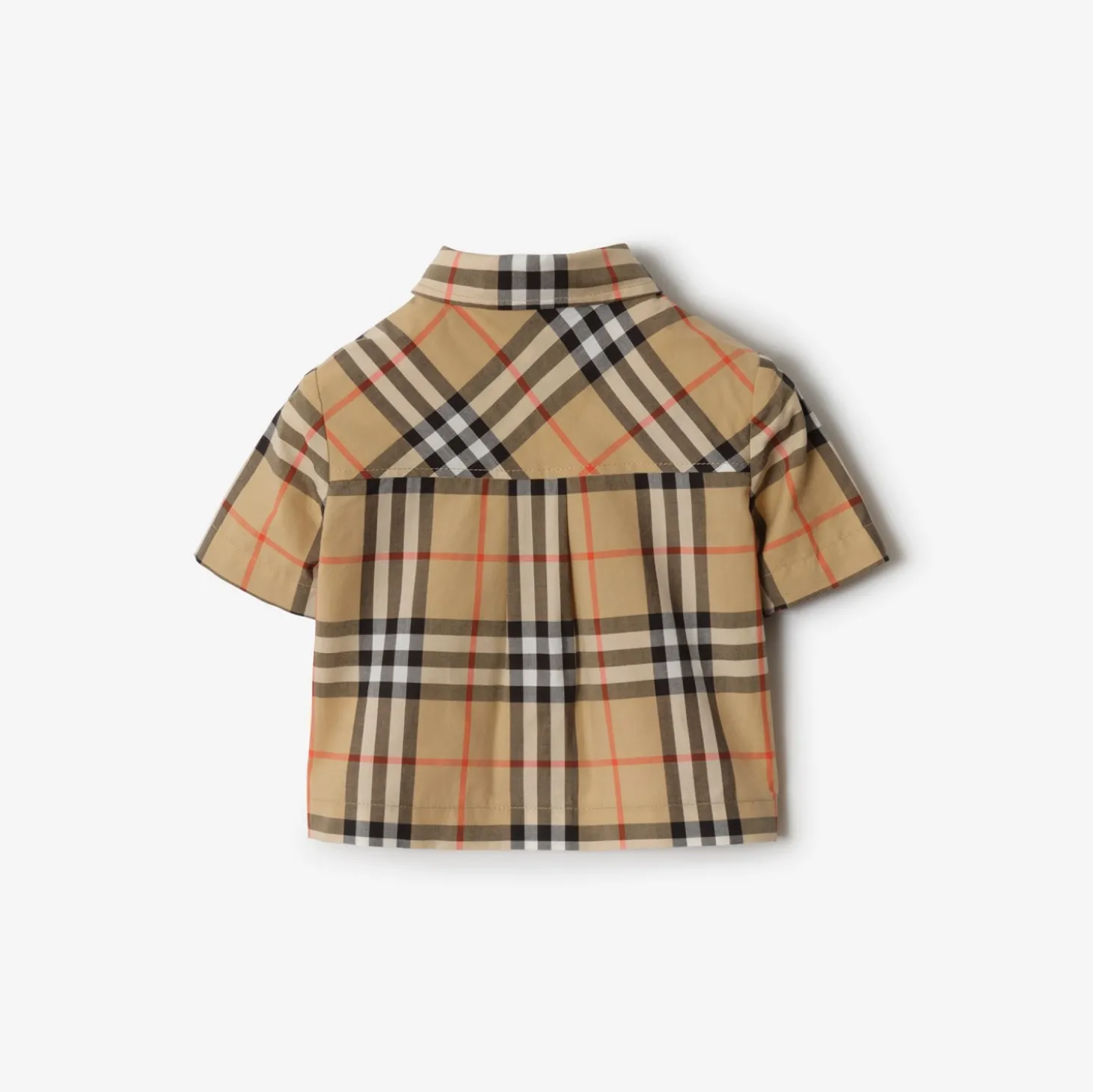 Check Cotton Two-piece Set