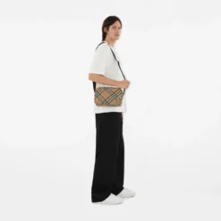 Check Crossbody Bag