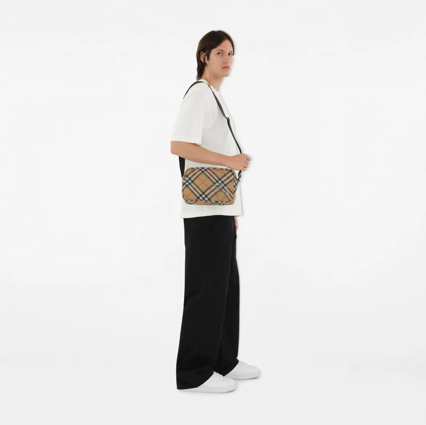 Check Crossbody Bag