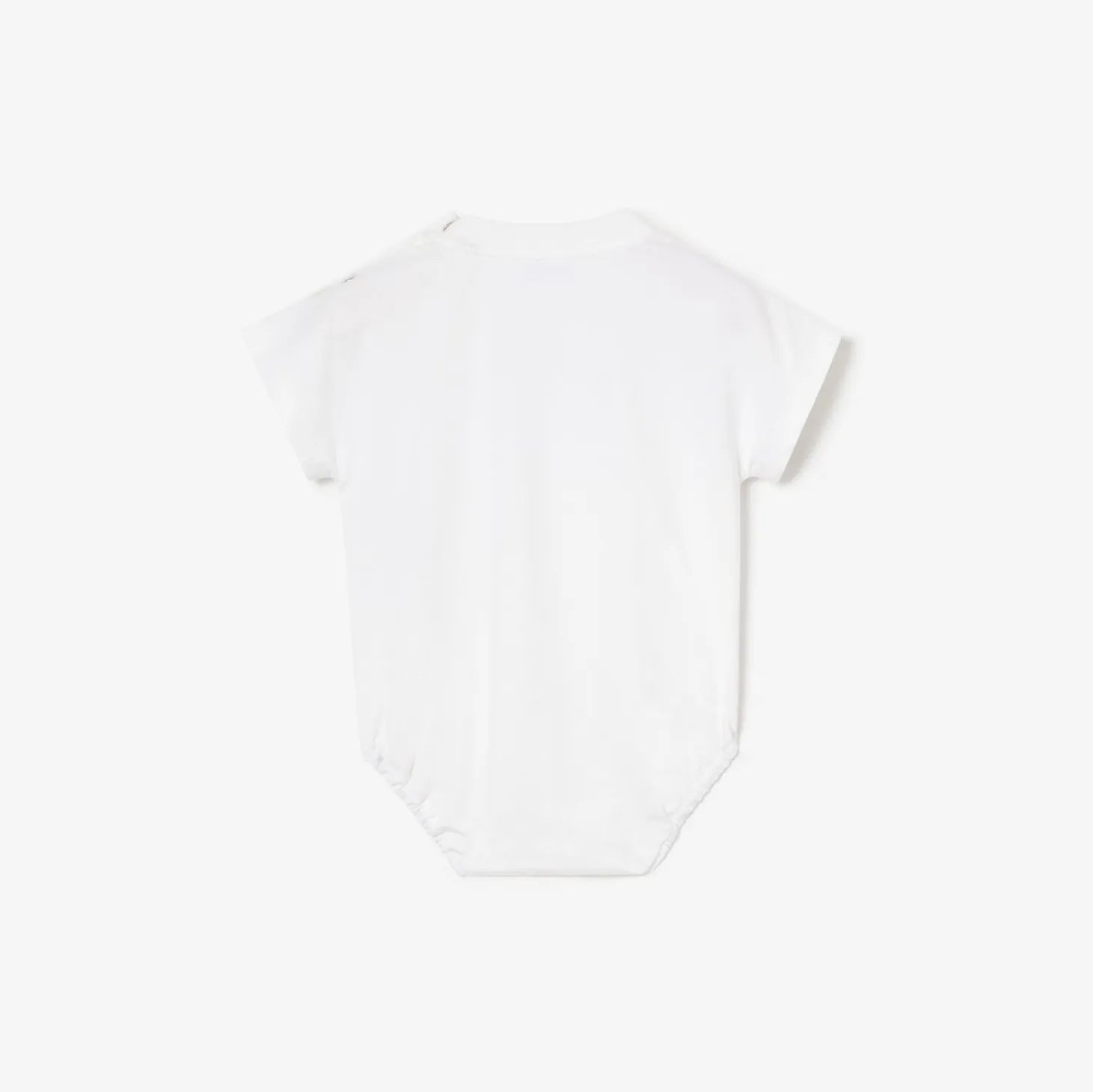 Check Cursive Logo Cotton Bodysuit