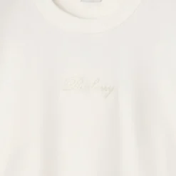 Check Cursive Logo Cotton T-shirt