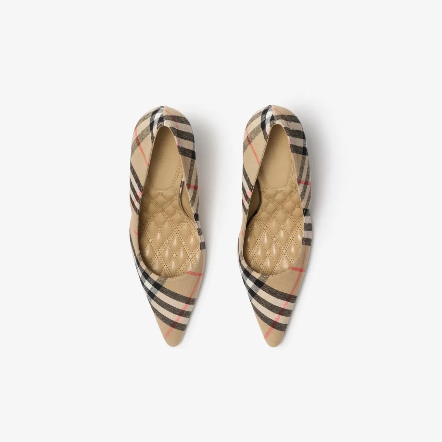 Check Dame Pumps