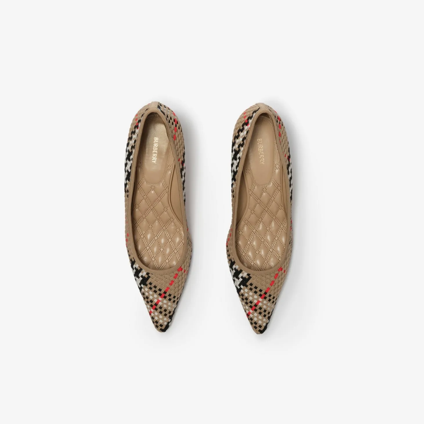 Check Dame Pumps