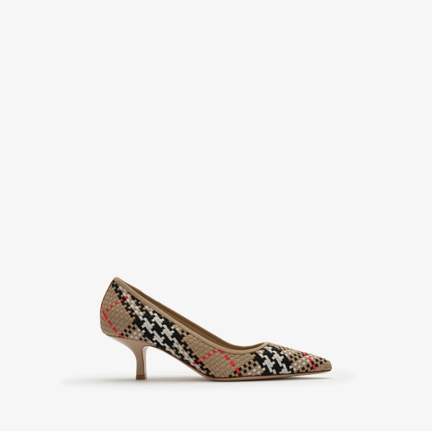 Check Dame Pumps