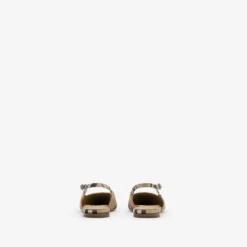 Check Dame Slingback Ballerinas