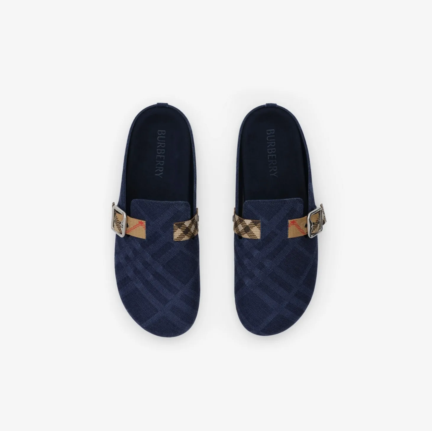 Check Denim Urchin Clogs