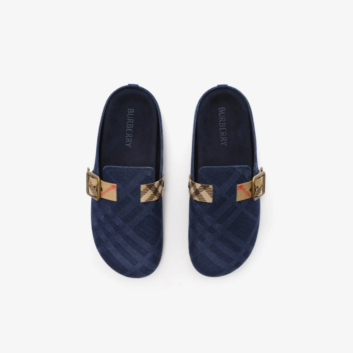 Check Denim Urchin Clogs