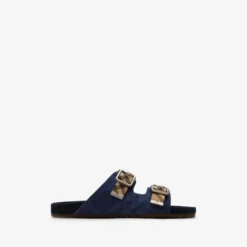 Check Denim Urchin Sandals