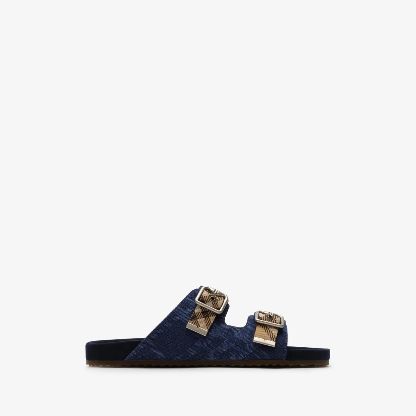 Check Denim Urchin Sandals