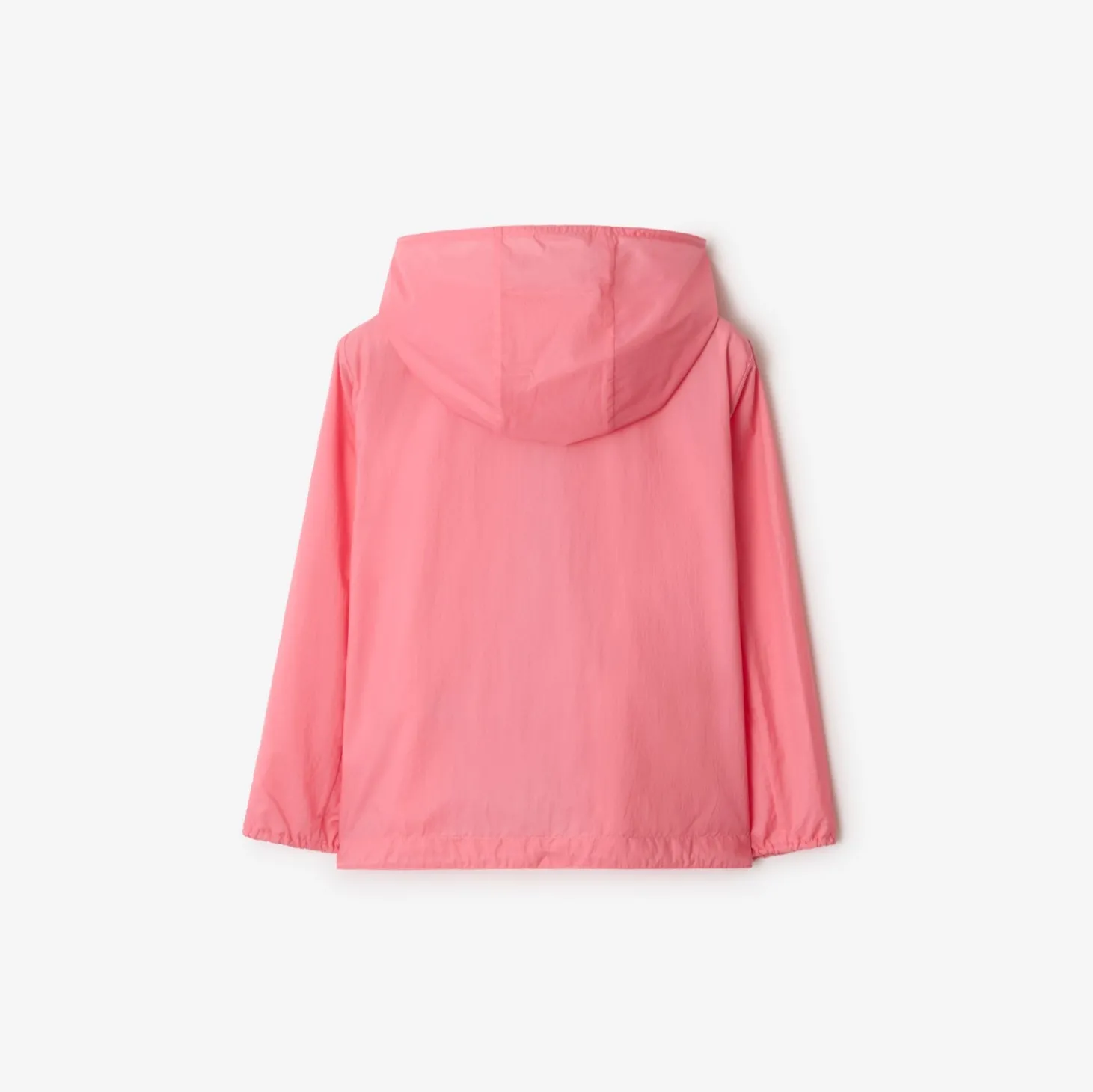 Checker-tape Nylon Hooded Jacket