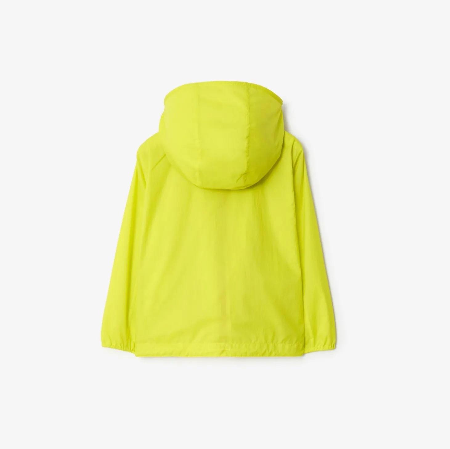 Checker-tape Nylon Hooded Jacket