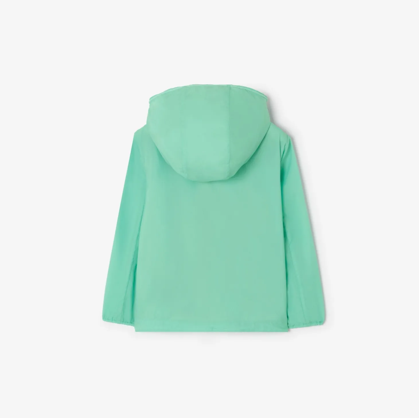 Checker-tape Nylon Hooded Jacket