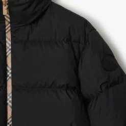 Checker-tape Snowdon Puffer Jacket