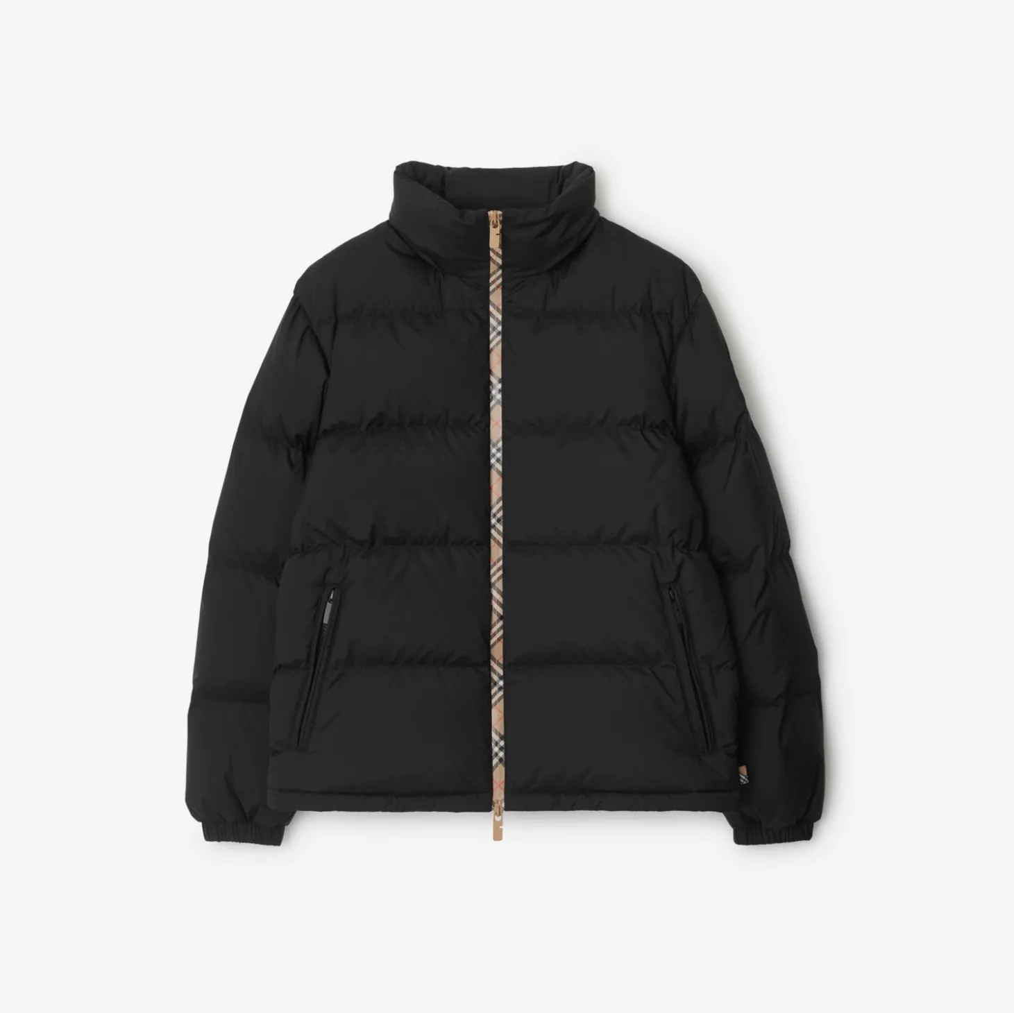 Checker-tape Snowdon Puffer Jacket