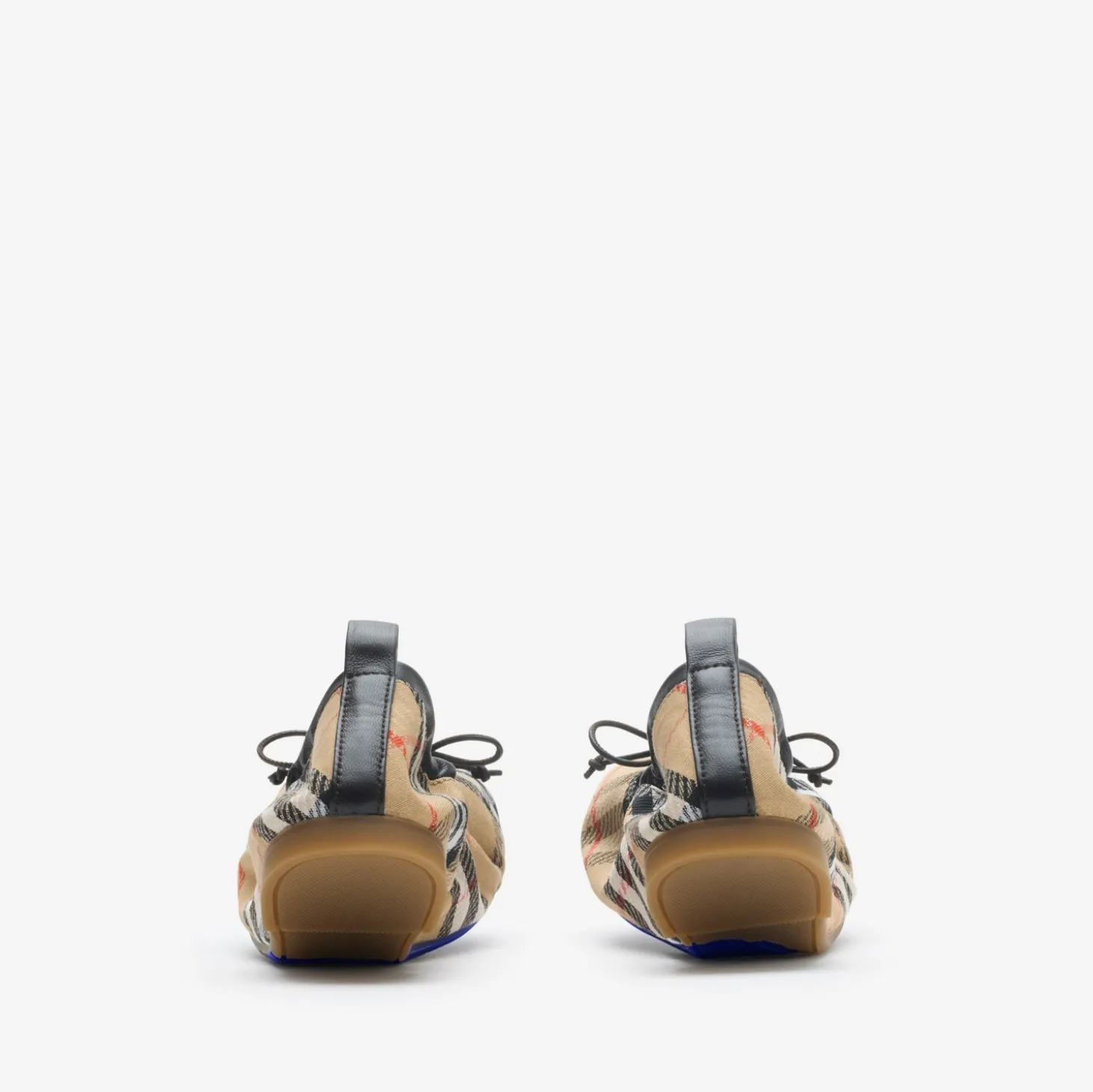 Check Fawn Ballerinas