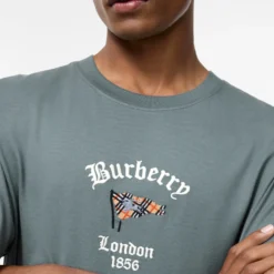 Check Flag Cotton T-shirt