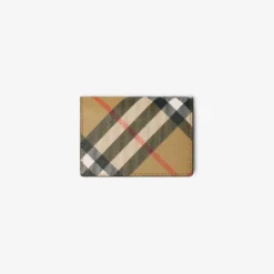 Check Folding Card Case