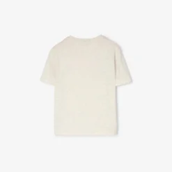 Check Knight Stamp Cotton T-shirt
