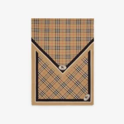 Check Knight Stamp Silk Scarf