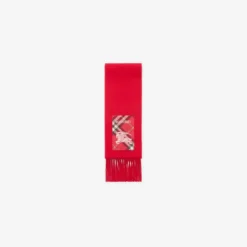 Check Label Cashmere Scarf