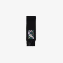 Check Label Cashmere Scarf
